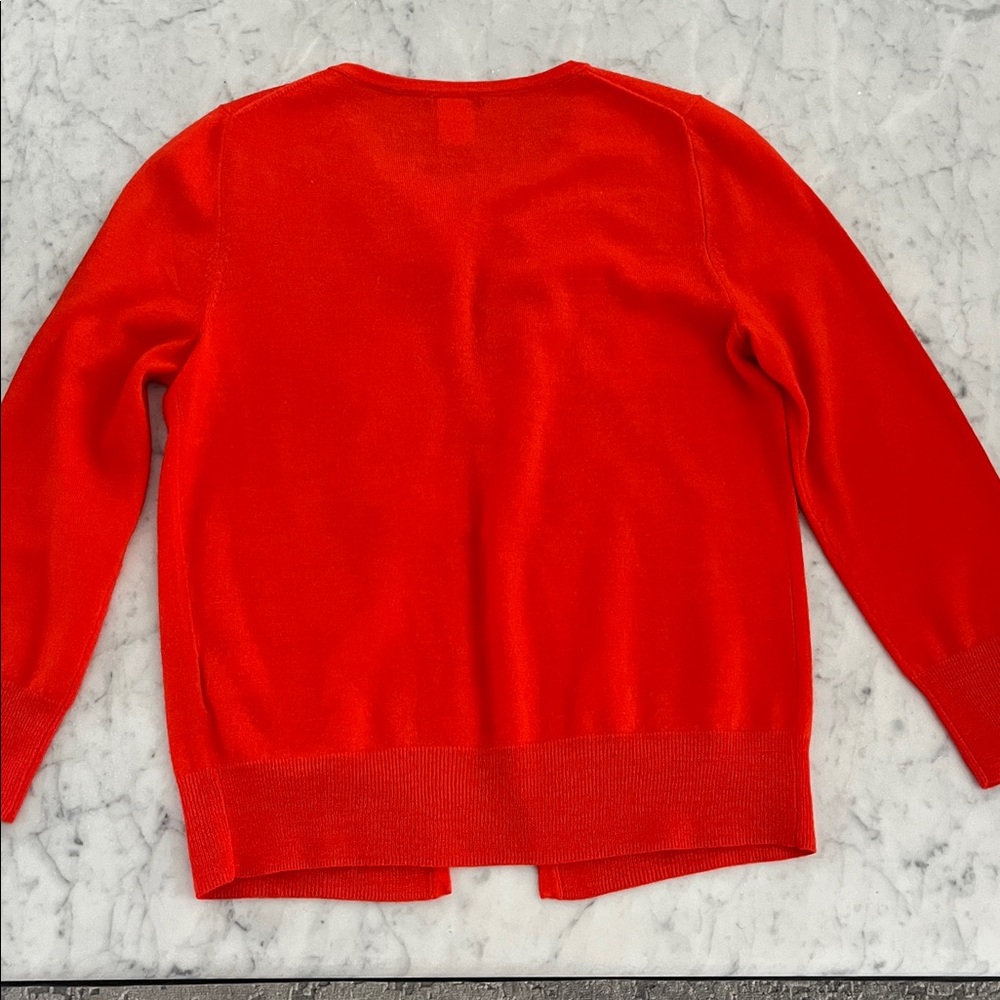 J. Crew Merino Wool Ruffle Cardigan - Picture 10 of 11